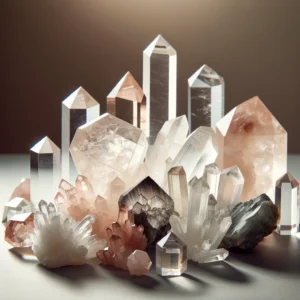 Crystal and quartz